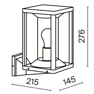 Kinkiet zewnętrzny CELL O452WL-01GF IP65 Maytoni small 8