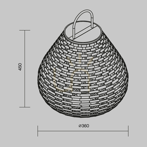 Lampa solarna stojąca PLET OSL599FL-L5B3K IP65 Maytoni small 8