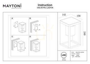 Lampa solarna SHATTER OSL457WL-L2GF3K IP54 Maytoni small 7