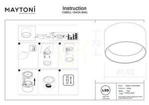Plafon VEGA C089CL-15W3K-BMG Maytoni small 6