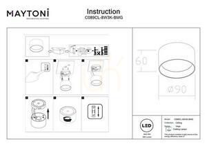 Plafon VEGA C089CL-8W3K-BMG Maytoni small 6