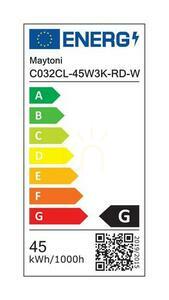 Plafon ZON C032CL-45W3K-RD-W Maytoni small 6