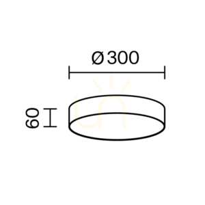 Plafon ZON C032CL-36W3K-RD-MG Maytoni small 10