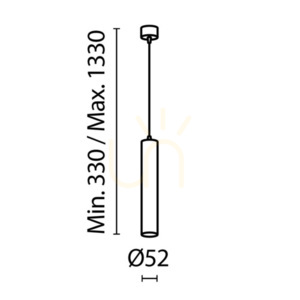 Lampa wisząca FOCUS LED P072PL-L12B3K-1 Maytoni small 11