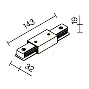 łącznik do szynoprzewodów UNITY TRA001CB-11W Maytoni small 7
