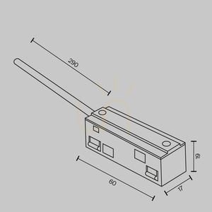 Końcówka zasilająca do EXILITY TRA034B-42B-1 Maytoni small 5
