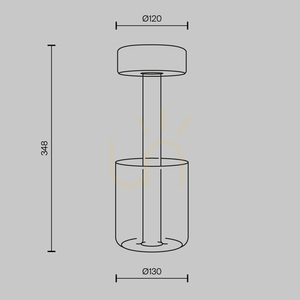 Lampa stołowa AI COLLABORATION MOD229TL-L3B3K3 Maytoni small 8
