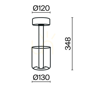 Lampa stołowa AI COLLABORATION MOD229TL-L3B3K3 Maytoni small 9