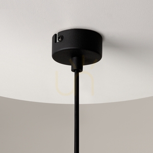 Lampa wisząca Maytoni ROS MOD227PL-01B1 czarna, szkło bursztynowe, ø16 cm, GU10 small 3