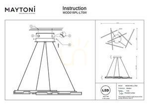 Lampa wisząca LINE MOD016PL-L75W Maytoni small 5