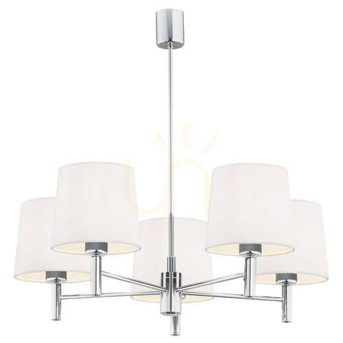 Sprawdź Żyrandol Argon Bolzano Plus 2110 biały chrom 5xE27 IP20