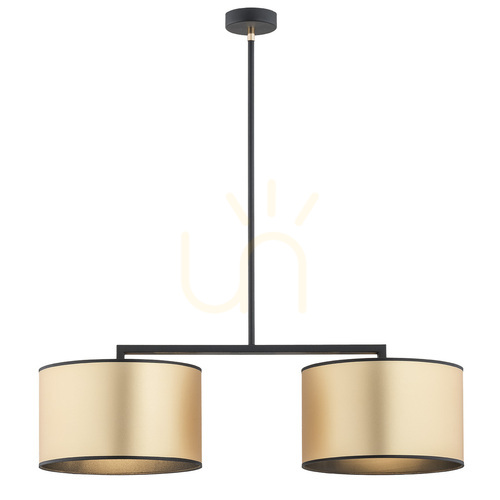Sprawdź Lampa Wisząca Argon Karin Czarna Złota 2xE27 IP20 898