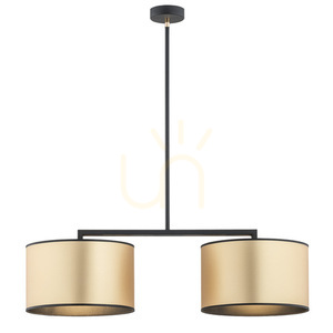 Lampa Wisząca Argon Karin Czarna Złota 2xE27 IP20 898 small 0
