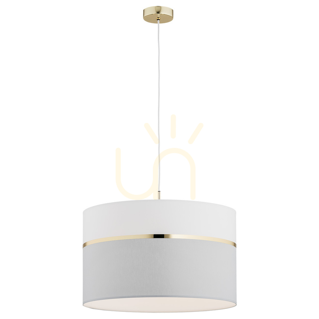 Sprawdź Lampa wisząca Argon Kaser biało-szara złoty dekor 480 mm 4285 Lampa wisząca Argon Kaser biało-szara złoty dekor 480 mm 4285