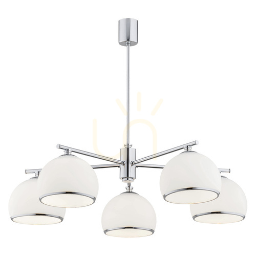 Sprawdź Żyrandol Argon Marbella biały chrom 5xE27 IP20 2087