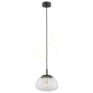 Lampa Wisząca Argon Trini Czarna Szkło Stal E27 IP20 4331 small 0