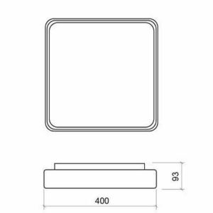 Plafon IP65 Plug400 20W 3000/4000K Biały small 1