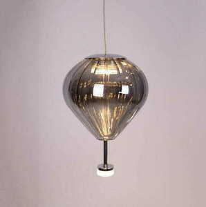 Lampa wisząca Max Light Palloncini P0526D 11-punktowa chrom szkło bursztynowe dymione białe 5 Lampa wisząca Max Light Palloncini P0526D 11-punktowa chrom szkło bursztynowe dymione białe small 5