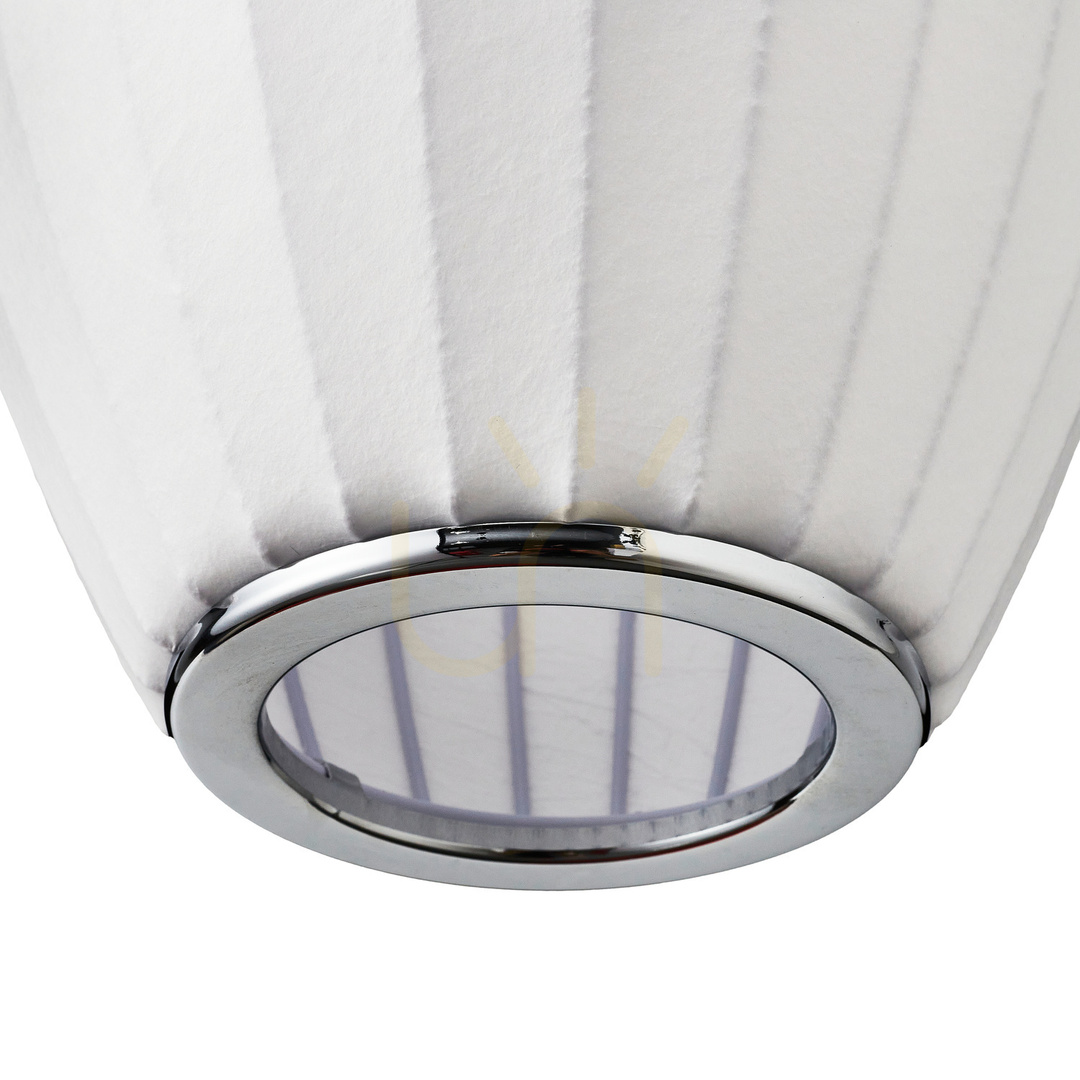 Pokaż Lampa wisząca SILK BARREL biała 60 cm Lampa wisząca SILK BARREL biała 60 cm