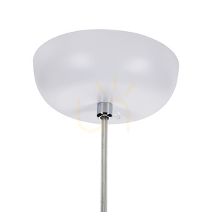 Lampa wisząca SILK FLAT biała 50 cm small 8