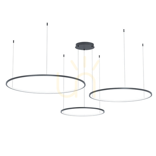 Sprawdź Czarna Lampa Wisząca Saturno Black 100 W Led