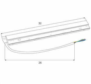 Zasilacz do szyn magnetycznych Max Light MAX MA0004 100W czarny 25 cm small 1