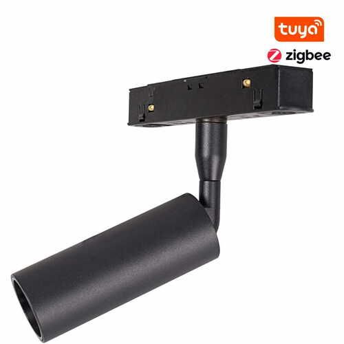 Sprawdź Reflektor magnetyczny do szynoprzewodu Max Light MAX M0008Z czarny Zigbee 4,7W LED