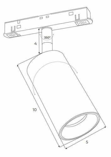 Sprawdź Reflektor magnetyczny szynowy Max Light MAX M0009N czarny LED 9,4W 3000K