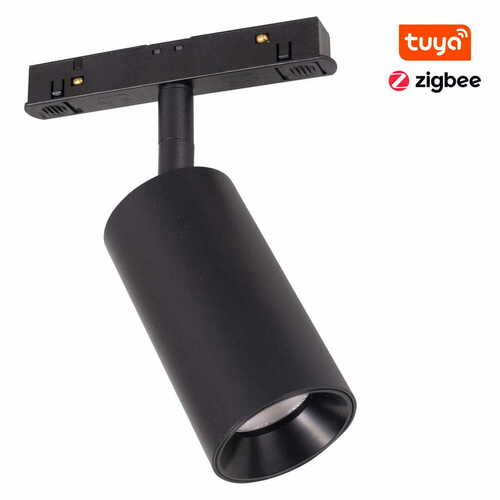 Sprawdź Reflektor magnetyczny do szynoprzewodu Max Light MAX M0009Z czarny Zigbee 9,4W LED