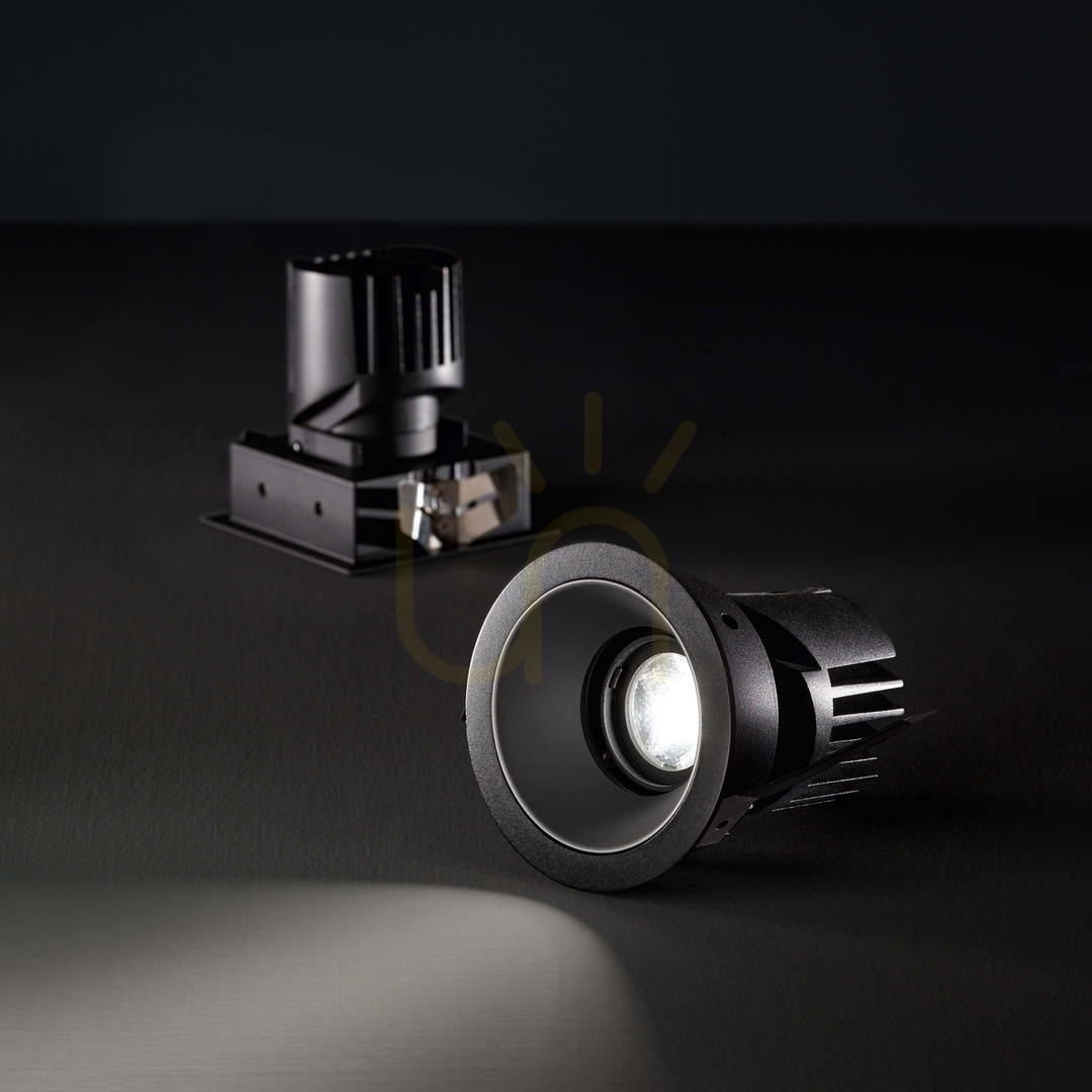Obejrzyj Oprawa wpuszczana Ideallux BENTO 279596 czarna LED 9W 3000K fi 5.7 cm Oprawa wpuszczana Ideallux BENTO 279596 czarna LED 9W 3000K fi 5.7 cm