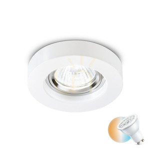 Oprawa wpuszczana Ideallux BLUES 113999 biała GU10 1x50W 9,5 cm small 0