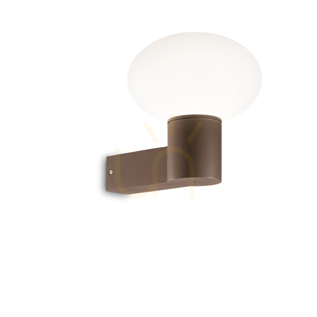 Sprawdź Kinkiet Ideallux Clio 326788 brązowy E27 IP44 9 cm Kinkiet Ideallux Clio 326788 brązowy E27 IP44 9 cm
