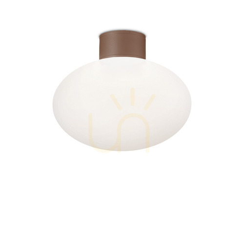 Sprawdź Oprawa sufitowa Ideallux CLIO 326795 brązowa E27 IP44 9 cm