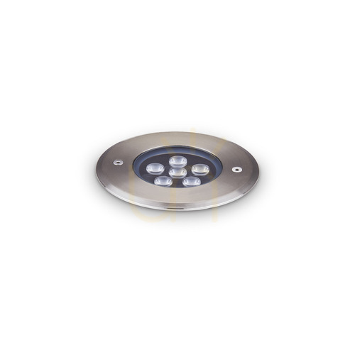 Sprawdź Oprawa wpuszczana Ideallux FLOOR 255668 LED 6W IP67 srebrna 12 cm