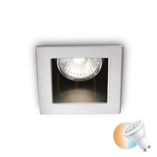 Sprawdź Oprawa wpuszczana Ideallux FUNKY 083223 srebrna GU10 1x50W 9 cm