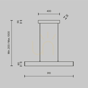 Lampa wisząca STEP P010PL-L23W Maytoni small 7