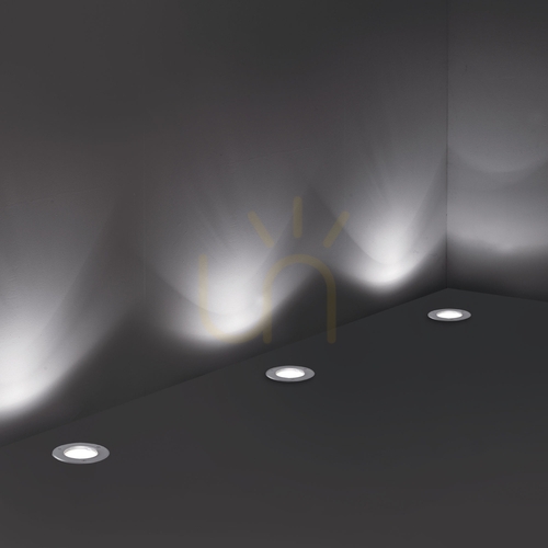 Sprawdź Oprawa wpuszczana Ideallux PARK 032832 srebrna GU10 IP67 12 cm