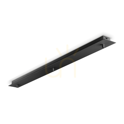 Sprawdź Rozeta sufitowa Ideallux ROSONE 123301 czarna metalowa 88 cm