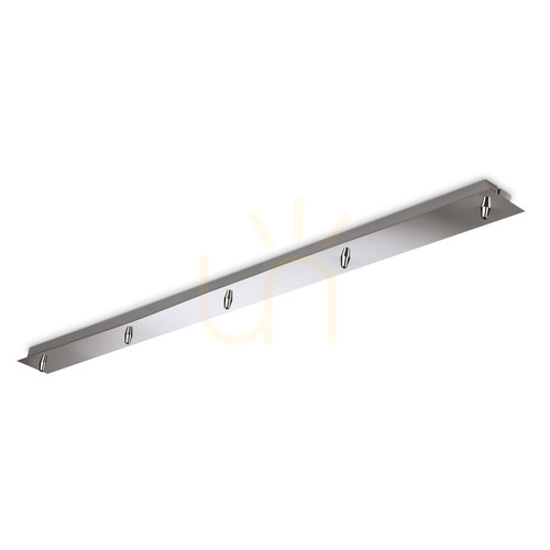 Sprawdź Rozeta sufitowa liniowa Ideallux ROSONE 285696 chrom 120 cm 5 punktów świetlnych