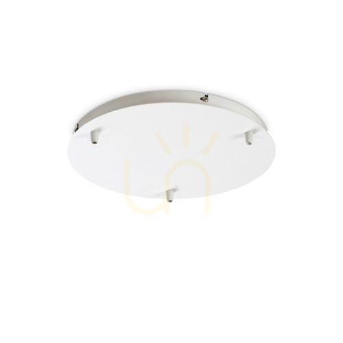 Sprawdź Rozeta sufitowa Ideallux ROSONE 285580 biała metalowa 30 cm