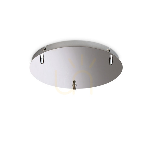 Sprawdź Rozeta sufitowa Ideallux Rosone chrom 30 cm 285597