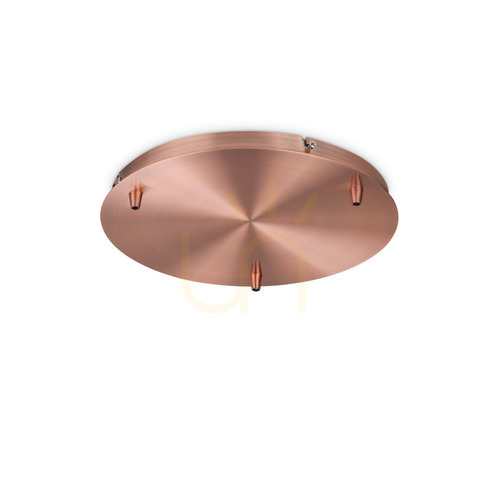 Sprawdź Rozeta sufitowa Ideallux ROSONE 285627 miedziana metalowa 30 cm