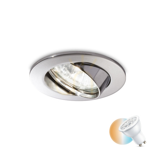 Sprawdź Oprawa wpuszczana Ideallux Swing chrom GU10 1x28W 083131