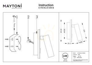 Kinkiet IOS 176 C176-WL-01-6W-B Maytoni small 11
