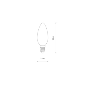 Żarówka BULB LED E14, C35, 6W 10589 Nowodvorski small 1