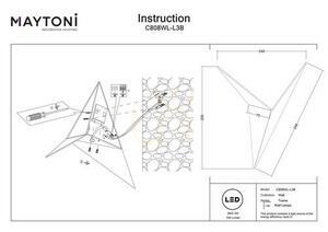 Kinkiet TRAME C808WL-L3B Maytoni small 6