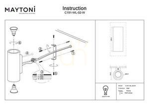 Kinkiet PARMA C191-WL-02-W Maytoni small 4