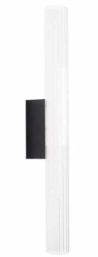 Sprawdź Kinkiet Max Light Fayette W0365 czarny 61 cm LED 12W 3000K IP44