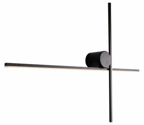 Sprawdź Kinkiet Max Light Arne W0369 czarny LED 10W 60 cm 3000K IP44