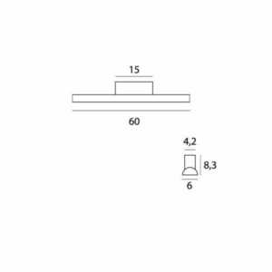 Kinkiet Max Light Tampa C0241 czarny LED 6W 3000K 60 cm IP44 small 2
